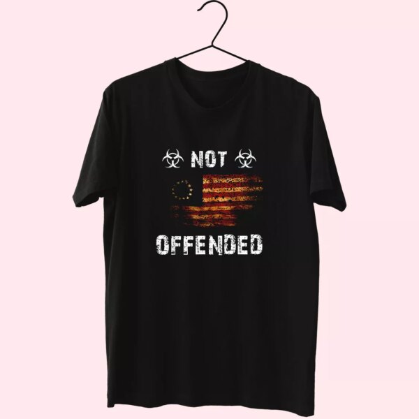 American Victory 1776 Retro Not Offended Vetrerans Day T Shirt