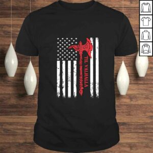 American Viking Axe Flag Til Valhalla Veteran USA Patriotic Pullover Hoodie American Viking Axe Flag Til Valhalla Veteran USA Patriotic Pullover Hoodie