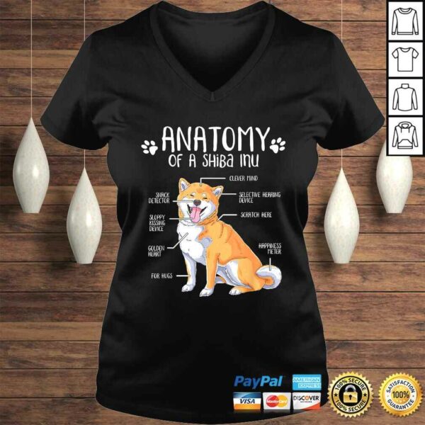 Anatomy Shiba Inu Dog Lover Tee T-Shirt