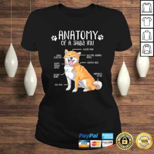 Anatomy Shiba Inu Dog Lover Tee T-Shirt 2 Anatomy Shiba Inu Dog Lover Tee T Shirt 3