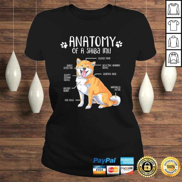 Anatomy Shiba Inu Dog Lover Tee T-Shirt