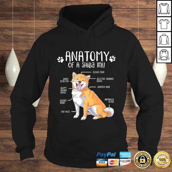 Anatomy Shiba Inu Dog Lover Tee T-Shirt