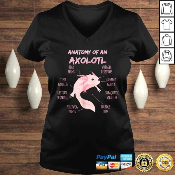 Anatomy of an Axolotl Shirt Mexican Salamander Gift