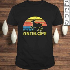 Antelope Shirt Antelope Vintage Retro Sunset Style TShirt Gift