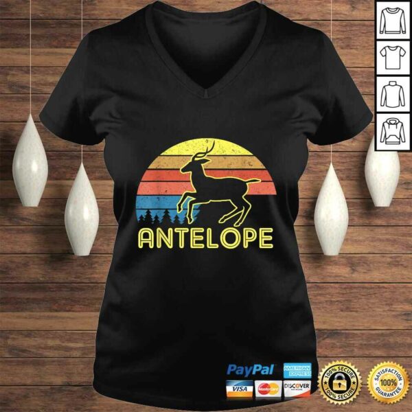 Antelope Shirt Antelope Vintage Retro Sunset Style TShirt Gift