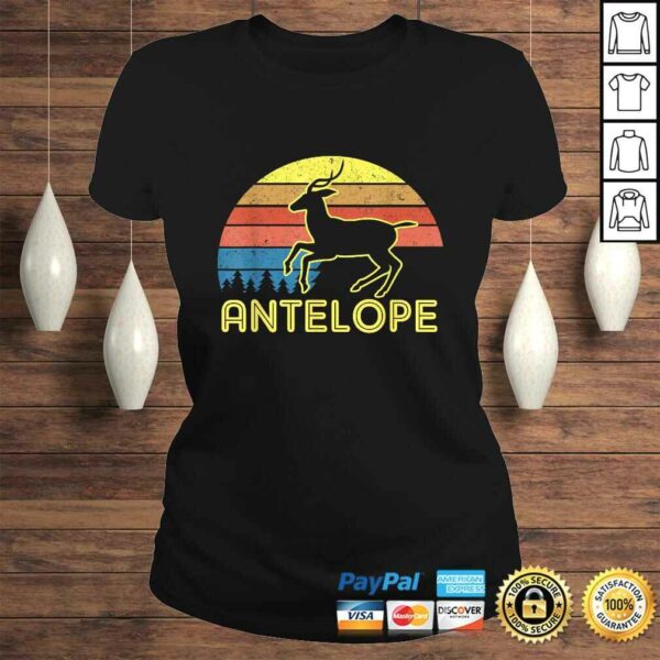 Antelope Shirt Antelope Vintage Retro Sunset Style TShirt Gift