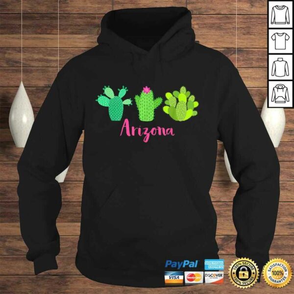 Arizona Cactus Plant with Flower Shirt for Women