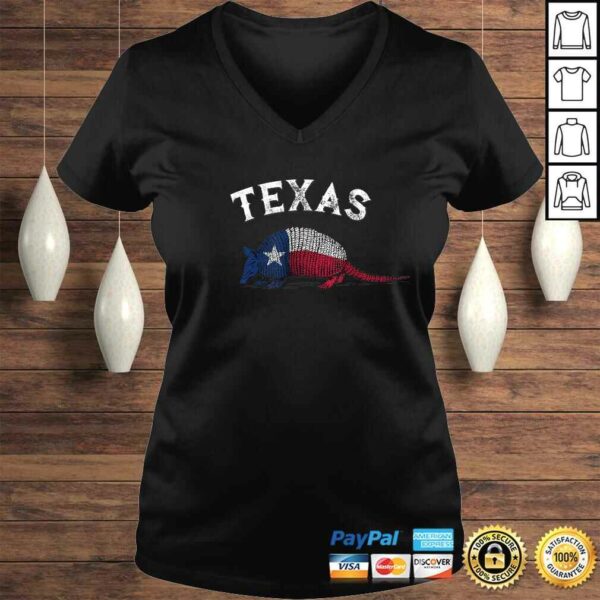 Armadillo Texas Flag T-shirt