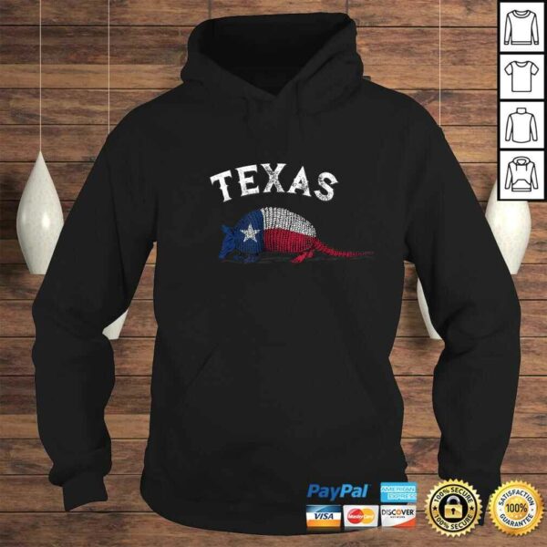 Armadillo Texas Flag T-shirt