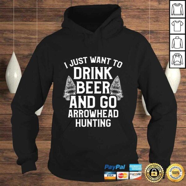 Arrowhead Hunting Collector Drink Beer Artifacts Hunter TShirt