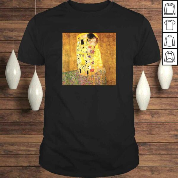 Art Nouveau Kiss Klimt Sexy Beautiful Elegant Love TrusT-shirt