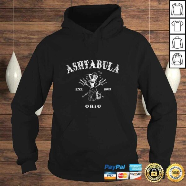 Ashtabula Ohio OH Shirt Vintage Mermaid Nautical Tee