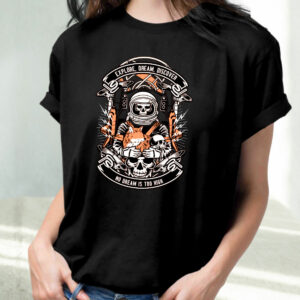 Astronaut Skull Funny Graphic T Shirt 2 Astronaut Skull Funny Graphic T Shirt 3