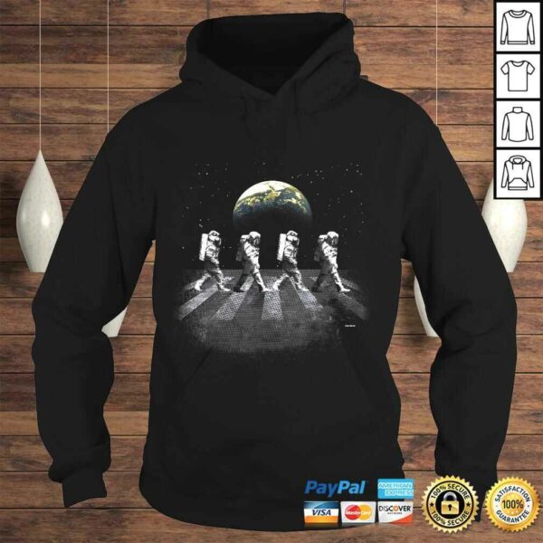 Astronauts in Walking in Space Earth Moon T-shirt