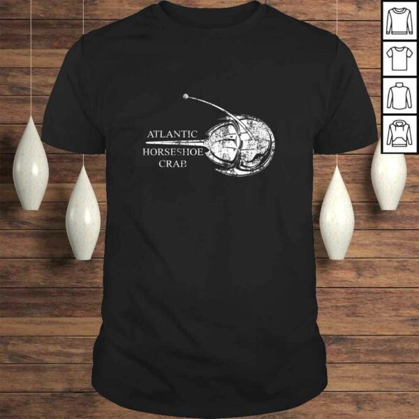 Atlantic Horseshoe Crab Vintage V-Neck T-Shirt