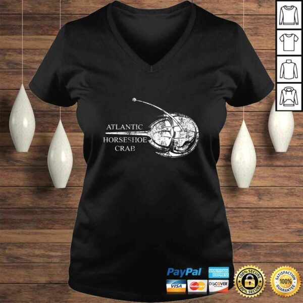 Atlantic Horseshoe Crab Vintage V-Neck T-Shirt