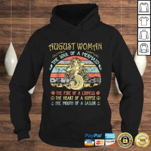 August Woman The Soul Of A Mermaid Vintage Birthday Shirt 3 August Woman The Soul Of A Mermaid Vintage Birthday Shirt 4