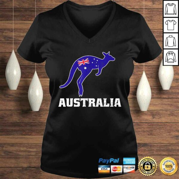 Australian Kangaroo Shirt Australia Flag Souvenir Gift Idea