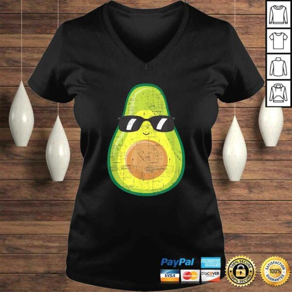 Avocado With Sunglasses – Funny Vegan Vegetarian Design TShirt