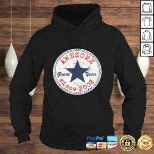 Awesome Since 2002 18th Birthday Gifts 18 Year Old Boy Girl Shirt 3 Awesome Since 2002 18th Birthday Gifts 18 Year Old Boy Girl Shirt 4