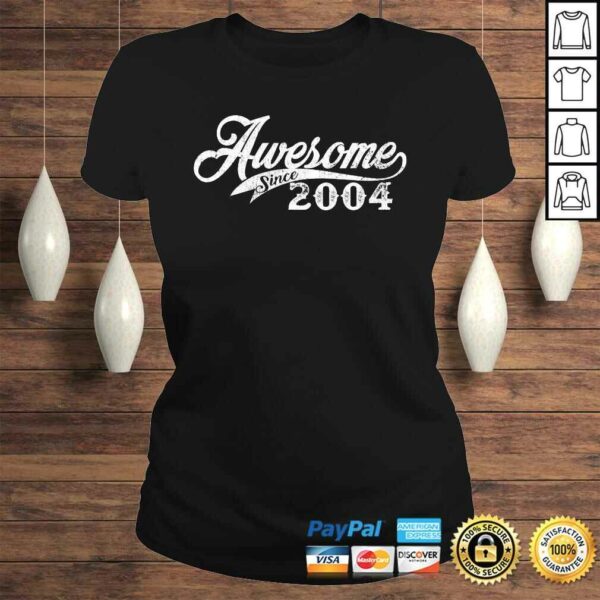 Awesome Since 2004 Born In 2004 V-Neck T-Shirt