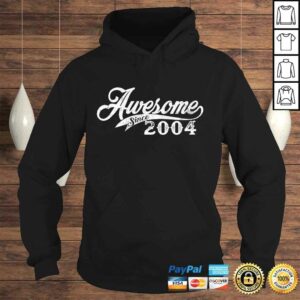 Awesome Since 2004 Born In 2004 V-Neck T-Shirt 3 Awesome Since 2004 Born In 2004 V Neck T Shirt 4