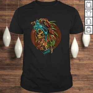 Aztec Skull Cool Deaths Head Skeleton Inca Maya Gift Idea Gift Top 1