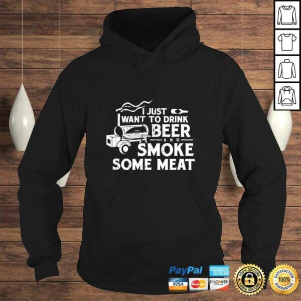 BBQ Smoking Pitmaster Shirt Gift Drink Beer Smoke Meat