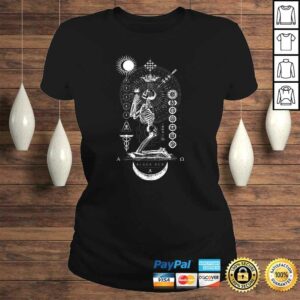 BLACK SUN Praying Skeleton Occult Sacred Geometry TShirt 2 BLACK SUN Praying Skeleton Occult Sacred Geometry TShirt 3