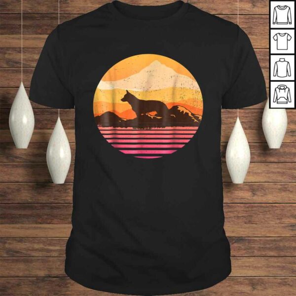 BLUE HEELER With Sun Mountain Vintage Retro Shirt