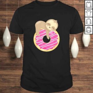 Baby Sloth On Donut Funny Gift Top Baby Sloth On Donut Funny Gift Top