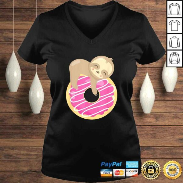 Baby Sloth On Donut Funny Gift Top