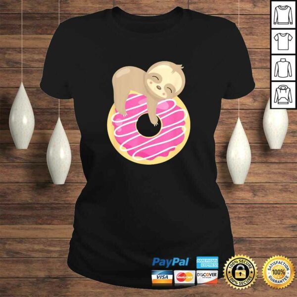 Baby Sloth On Donut Funny Gift Top