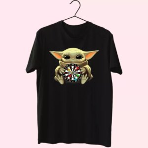 Baby Yoda Playing Darts Classic 90S T Shirt Style 3 Baby Yoda Playing Darts Classic 90S T Shirt Style 4