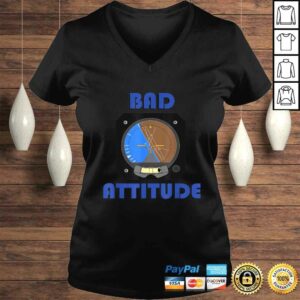 Bad Attitude pilot attitude indicator Shirt 2