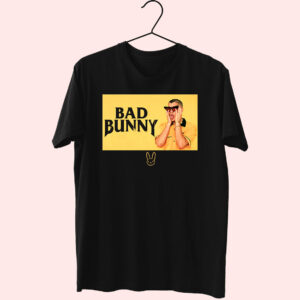 Bad Bunny Black And Yellow Essential T Shirt Bad Bunny Black And Yellow Essential T Shirt