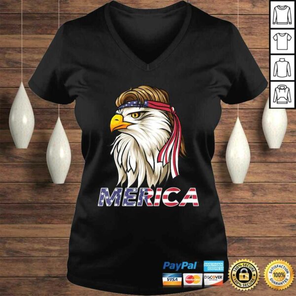 Bald Eagle Shirt American Sunglasses Mullet USA 4th of July TShirt