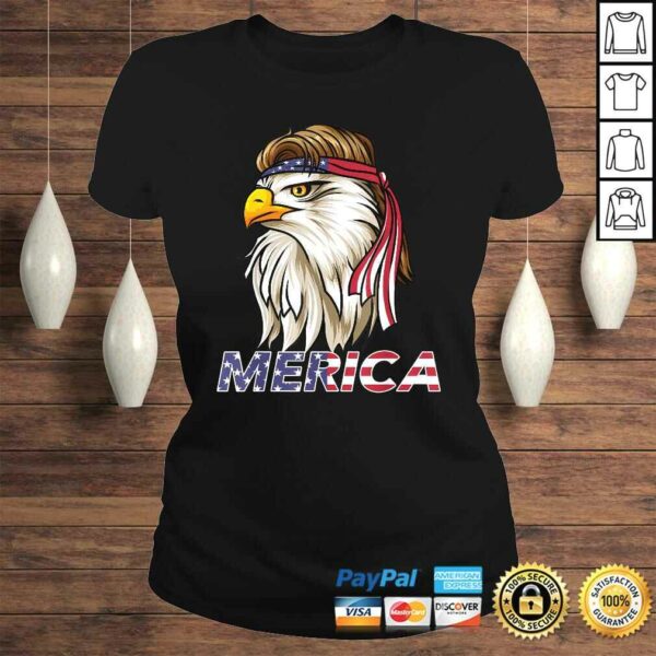 Bald Eagle Shirt American Sunglasses Mullet USA 4th of July TShirt