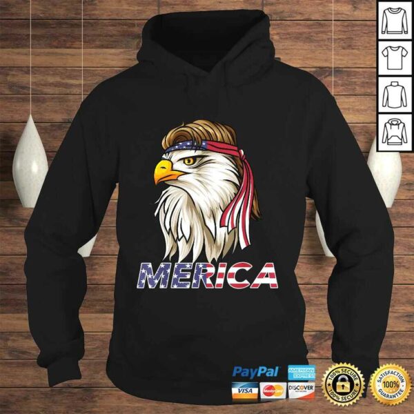 Bald Eagle Shirt American Sunglasses Mullet USA 4th of July TShirt