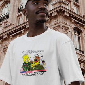 Bart Middle East Crisis Simpsons Casual T Shirt 2 Bart Middle East Crisis Simpsons Casual T Shirt 3