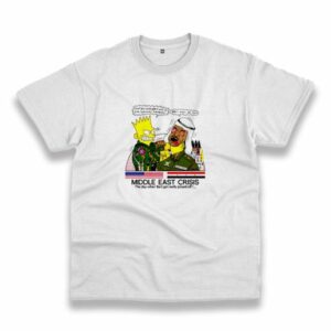 Bart Middle East Crisis Simpsons Casual T Shirt 3 Bart Middle East Crisis Simpsons Casual T Shirt 4