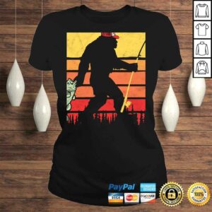 Bassquatch! Funny Bigfoot Fishing Outdoor Retro Hoodie 2 Bassquatch! Funny Bigfoot Fishing Outdoor Retro Hoodie 3