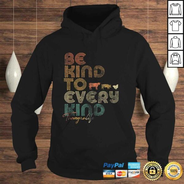 Be Kind To Every Kind Shirt. Retro, 70’s Vegan Life Tee Shirt