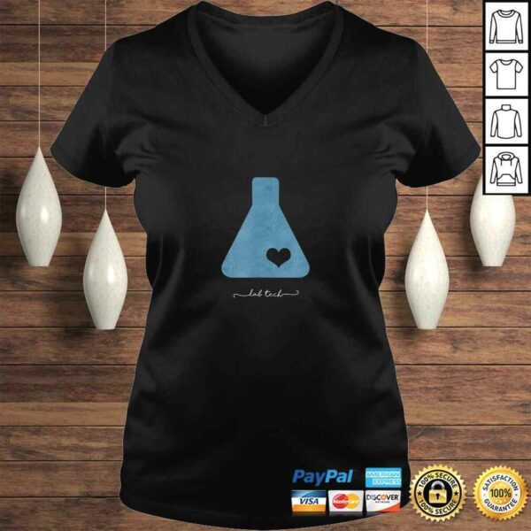 Beaker with heart  medical lab tech love lab week Shirt