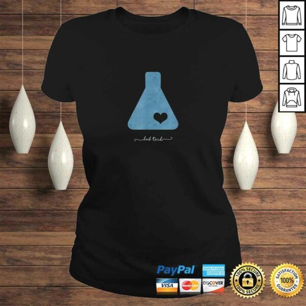 Beaker with heart  medical lab tech love lab week Shirt