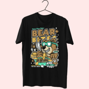 Bear Bites Funny Graphic T Shirt Bear Bites Funny Graphic T Shirt