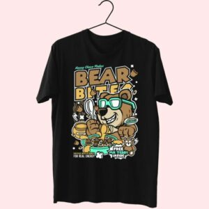 Bear Bites Funny Graphic T Shirt 3 Bear Bites Funny Graphic T Shirt 4