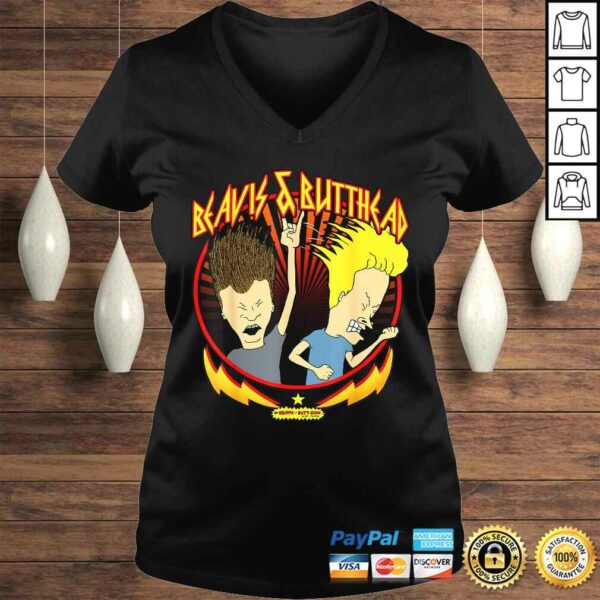 Beavis and Butthead Metal Colors Rock Out Graphic Shirt