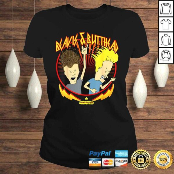 Beavis and Butthead Metal Colors Rock Out Graphic Shirt