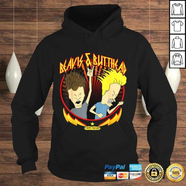 Beavis and Butthead Metal Colors Rock Out Graphic Shirt